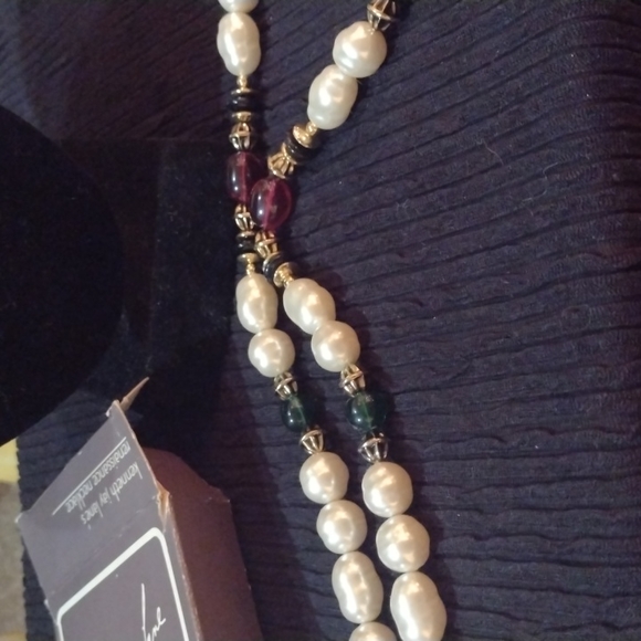 16' kjl signed vintage Renaissance necklace 1989 rare find - Picture 2 of 4